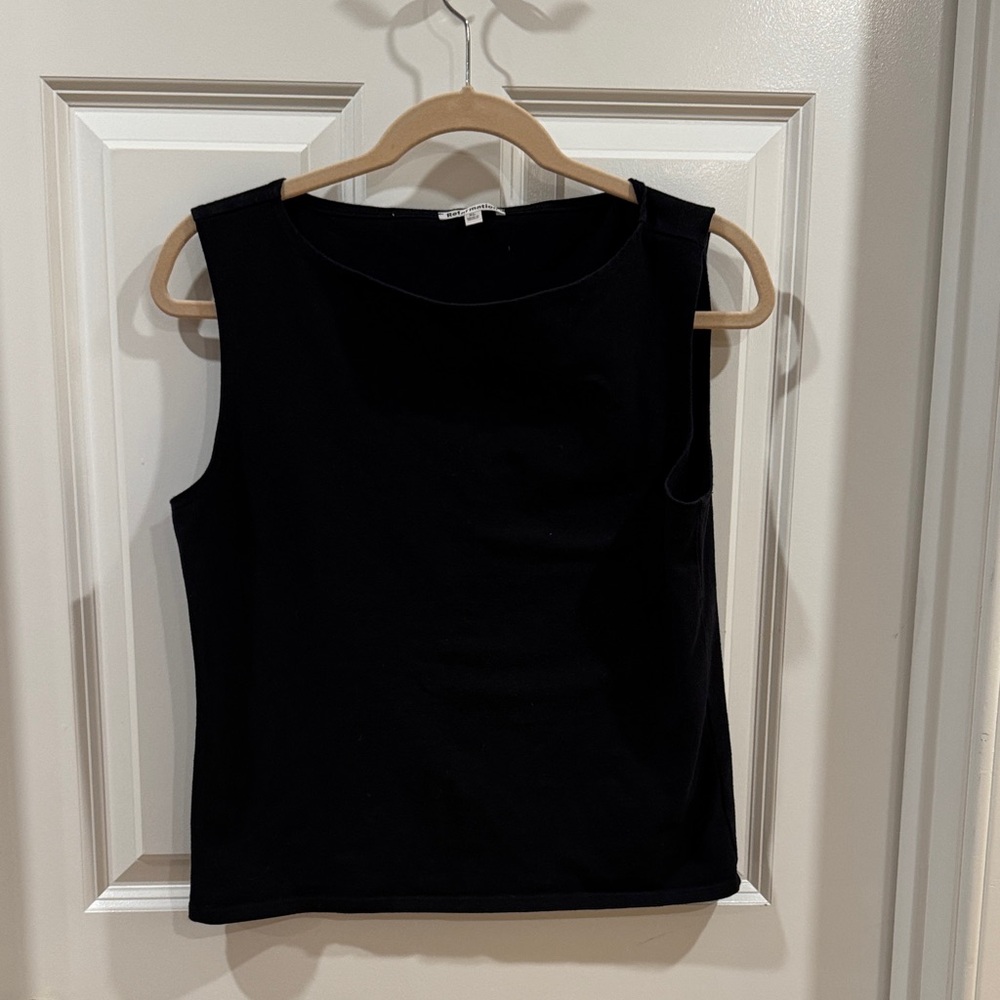 Reformation Black Dusk Knit Top
